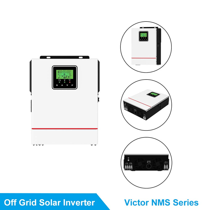 Controlador de cargador MPPT de onda sinusoidal pura Victor NMS serie baja entrada PV 20-150VDC 40A fuera de la red 1KW 12V 1.5KW 24V inversor Solar doméstico