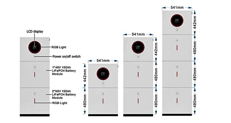 Serie ESS 120A MPPT 3.6KW/6.2KW Inversor solar de red con./fuera Sistema de almacenamiento de energía con batería de litio de grado A